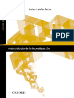 Metodologia de La Investigacion Carlos I. Munoz Rocha 2015