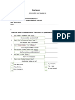 Final Exam Final - Castilla Favio