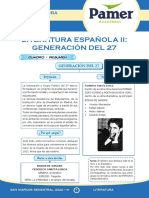 LITERATURA - S11 - Literatura Española II. Generación Del 27
