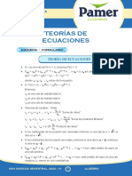 ÁLGEBRA S10 Teorías de Ecuaciones