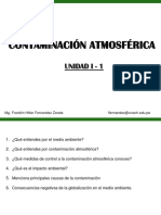 Contaminación Atmosférica: Unidad I - 1