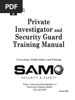 Saskatchewan Security Manual Printable Version