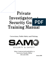 Saskatchewan Security Manual Printable Version