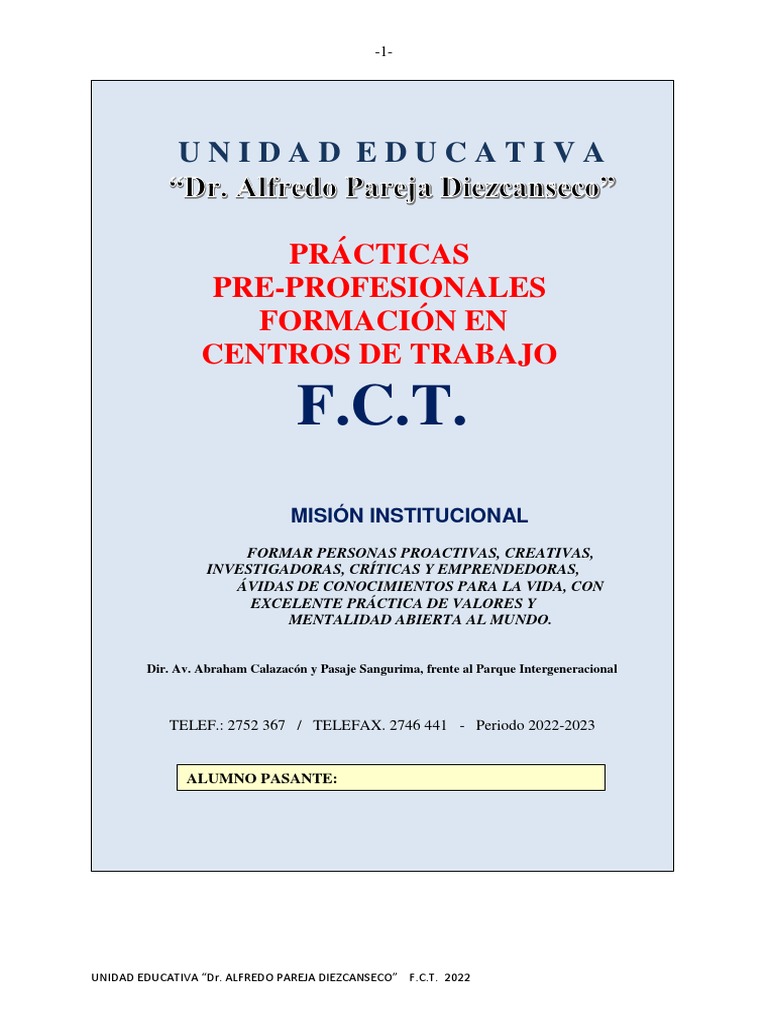Formación Técnica en Centros de Trabajo | PDF | Evaluación | Cognición