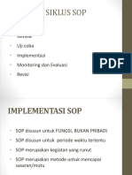 Implementasi SOP