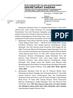 Surat Sekda An. Bupati KPD Tiyuh TTG Teguran I 17 Oktober 2022 Deal