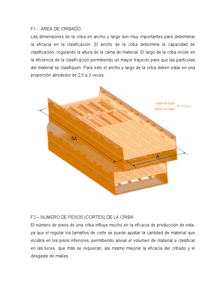 Eficiencia en Cribas para Arena y Grava | PDF | Frecuencia | Riego