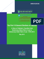 First 10 General Elections of Pakistan