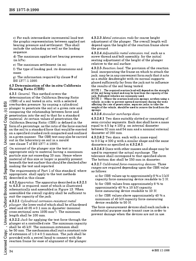 2 BS13779 1990 Clause 4.3 PDF Force Mechanical Engineering