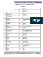 Toeic Starter - Unit 1 - Vocab