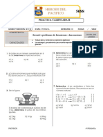 PRACTICA de Ecuaciones e Inecuaciones