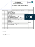 Chain Sling Assembly Inspection Checklist Form