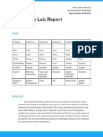 Substance Lab Report - Abrar Ahamed