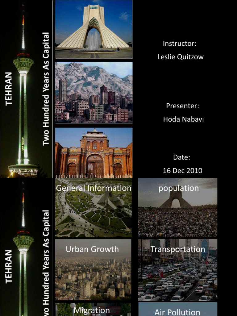 Tehran's Urban Growth and Challenges | PDF | Tehran | Urban Sprawl