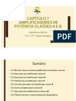 Amplificadores Classe A e B