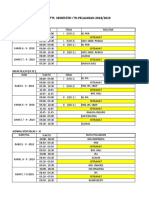 Jadwal Pas SMTR I