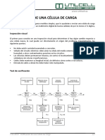 Verificación de célula de carga