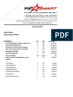 Price Quotation For MR - Frank Pickton3