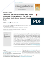 Monitoring Land Use Cover Change Using Remotesensing and GIS Techniques A Case Study OfHawalbagh Block District Almor Uttarakhand India