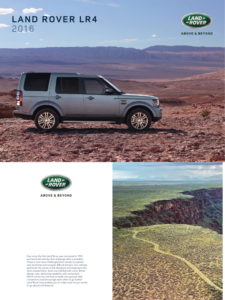 2016 LAND ROVER DISCOVERY OWNERS MANUAL intelligence overview