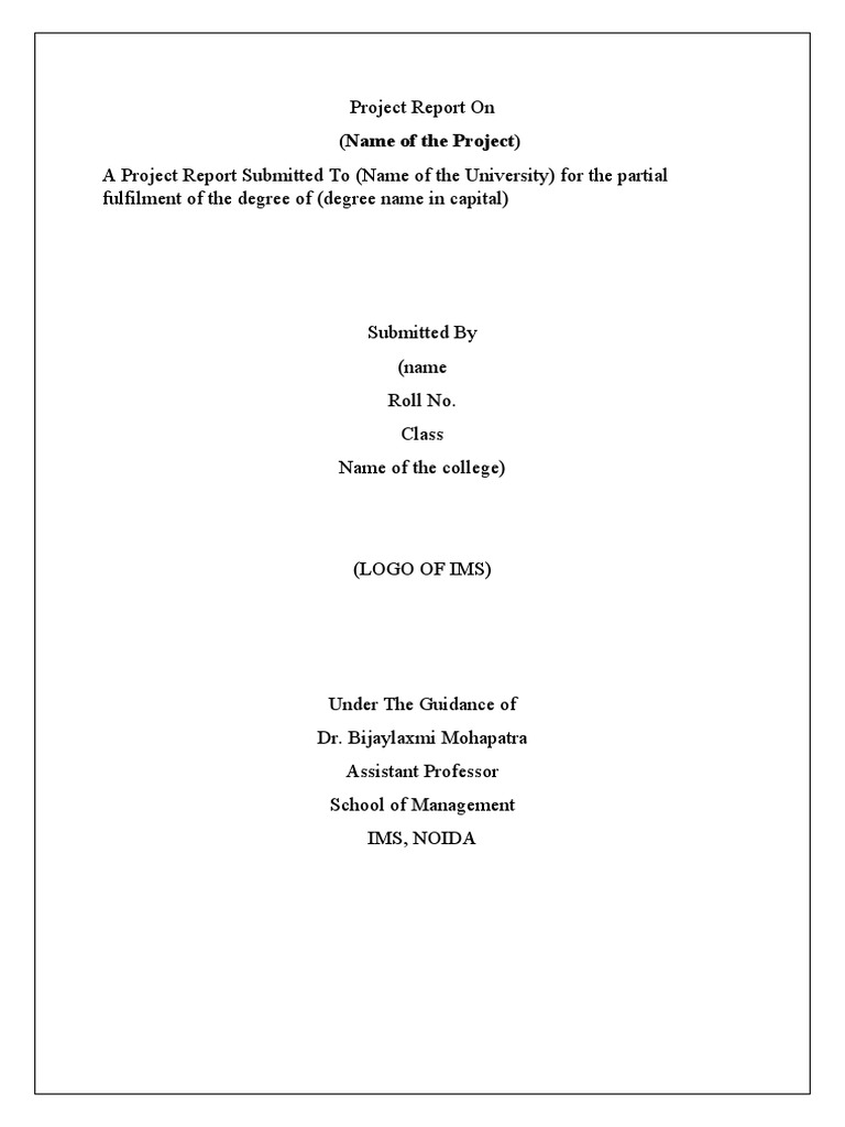 Front Page Project Report Dec 2022 | PDF