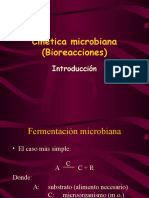 Cinética Microbiana (Bioreacciones) : Introducción