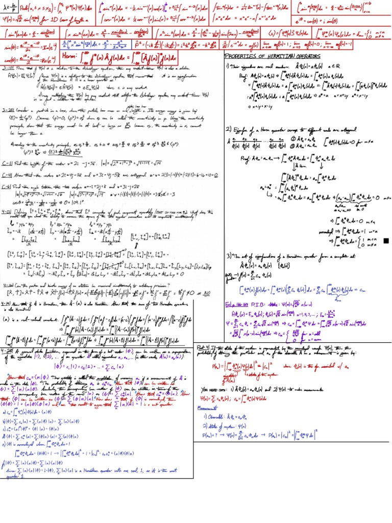Notes Sheet 2 | PDF | Applied And Interdisciplinary Physics | Physical ...