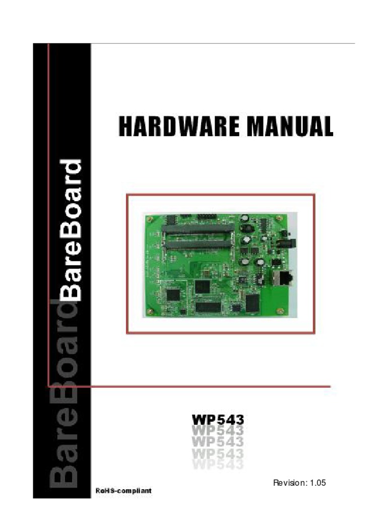 PCBA-WP543HV HW Manual Rev1.05 | PDF | Manufactured Goods | Computer ...