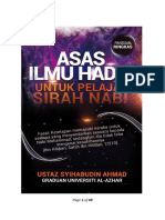 Asas Ilmu Hadis Untuk Pelajar Sirah Nabi