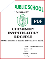 Chemistry Investigatory Project: Guwahati