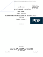 Thermometry Resistance - Guide: Indian