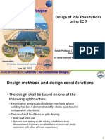 3.design of Pile Foundations Using EC 7 - Prof - Thilakasiri