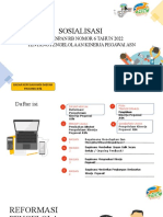 Sosialisasi Permenpanrb 6 Tahun 2022