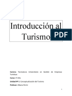 CLASE #1 Etimología de La Palabra Turismo, Historia Del Turismo, Historia Del Turismo en Agentina