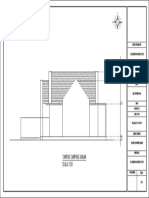 Tampak Samping Kanan Bangunan 1:50