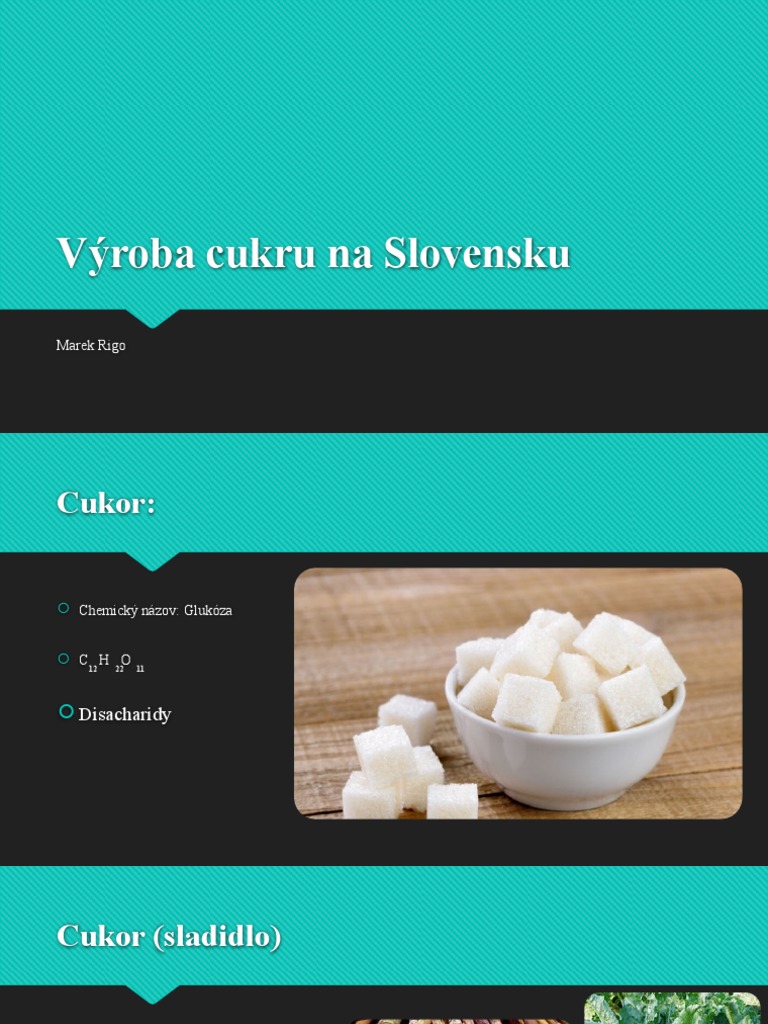 Výroba Cukru Na Slovensku | PDF