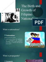 The Birth and Growth of Filipino Nationalsim
