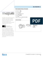 Roca Giralda Semi Recessed Vitreous China Basin