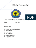 Makalah Biologi Tentang Ekologi