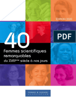 40 Femmes Scientifiques Remarquables