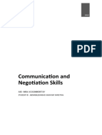 STUDENT ID - ABSMBA22040643 - Communication & Negotiation Skills