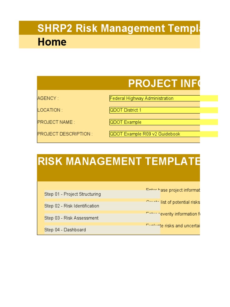 Shrp2risk Management Qdot Palisade PDF Risk Stormwater