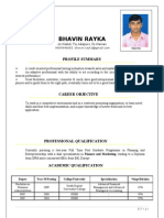 Bhavin Rayka Resume