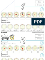 Les Fiches Dexercices L'heure