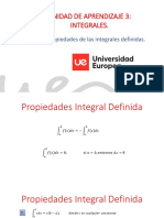 Tema 3. Propiedades de Las Integrales Definidas