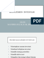 Pertemuan 13 - Manajemen Investasi