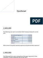 Quizbowl - G