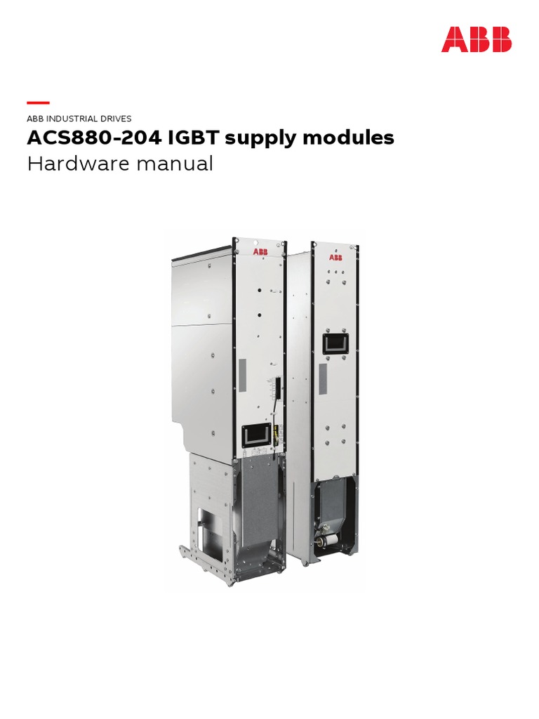 ACS880204 IGBT Supply Modules Hardware Manual PDF