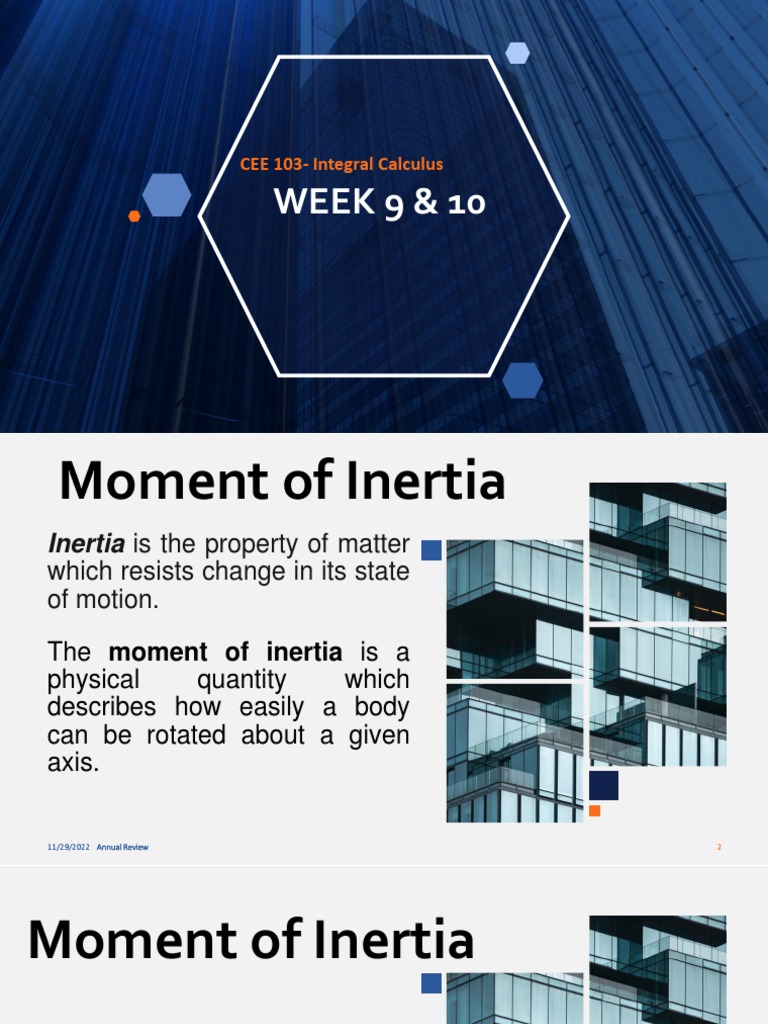 Moment of Inertia | PDF