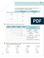 Ficha Matemática (Décimais)